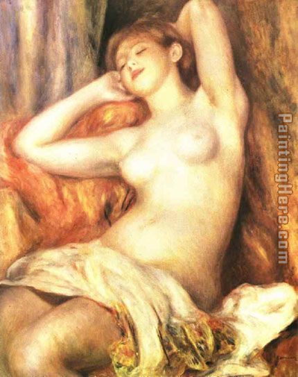 Pierre Auguste Renoir Sleeping Bather